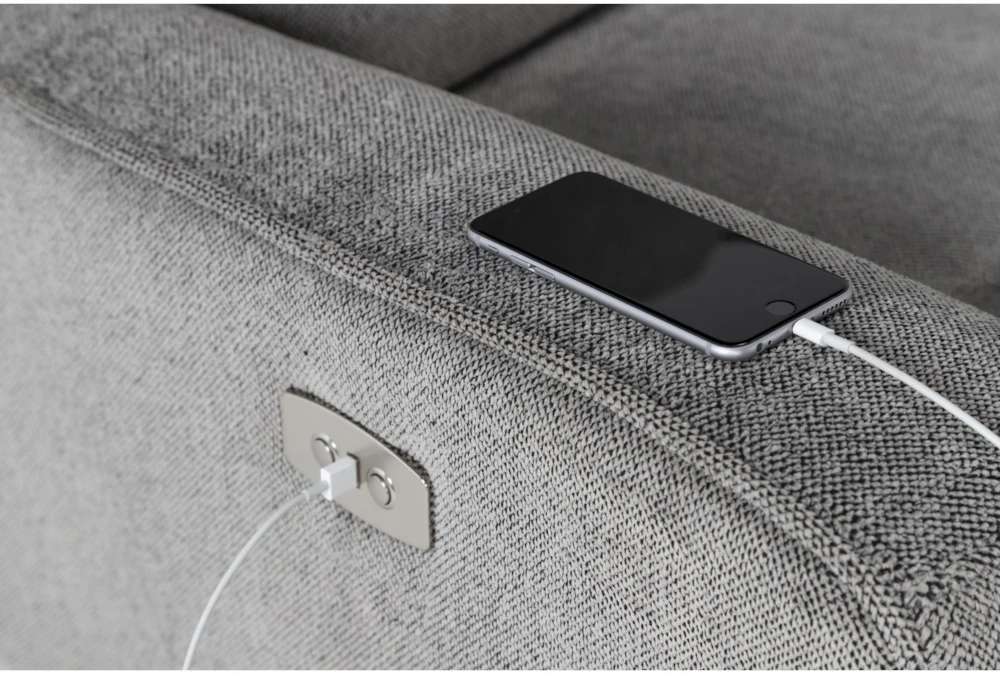 Ronan Oatmeal 77" Power Reclining Loveseat With Storage Console & USB 9 Ronan Oatmeal 77" Power Reclining Loveseat With Storage Console & USB - Image 7