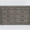 Adriana 9 Drawer Dresser -Furniture Store 274586 grey wood dresser signature 01