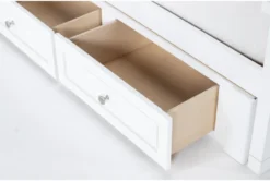 Mateo White Twin Panel Bed With Single 3 Drawer Storage Unit -Furniture Store 274728 white mdf bed detail 46