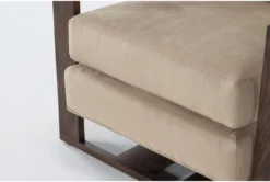 Ollie Micro Suede 32" Accent Chair -Furniture Store 275089 brown fabric accent chair detail 48