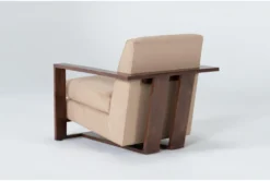 Ollie Micro Suede 32" Accent Chair -Furniture Store 275089 brown fabric accent chair side 19