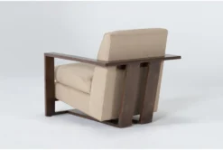 Ollie Micro Suede 32" Accent Chair -Furniture Store 275089 brown fabric accent chair side 21