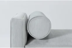 Rose 70" Velvet Settee -Furniture Store 275313 blue fabric settee detail 44