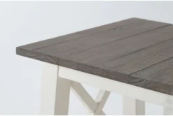 Sims End Table -Furniture Store 275807 white wood end table detail 44
