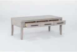 Barnett Coffee Table With Storage -Furniture Store 275818 brown wood coffee table side 19