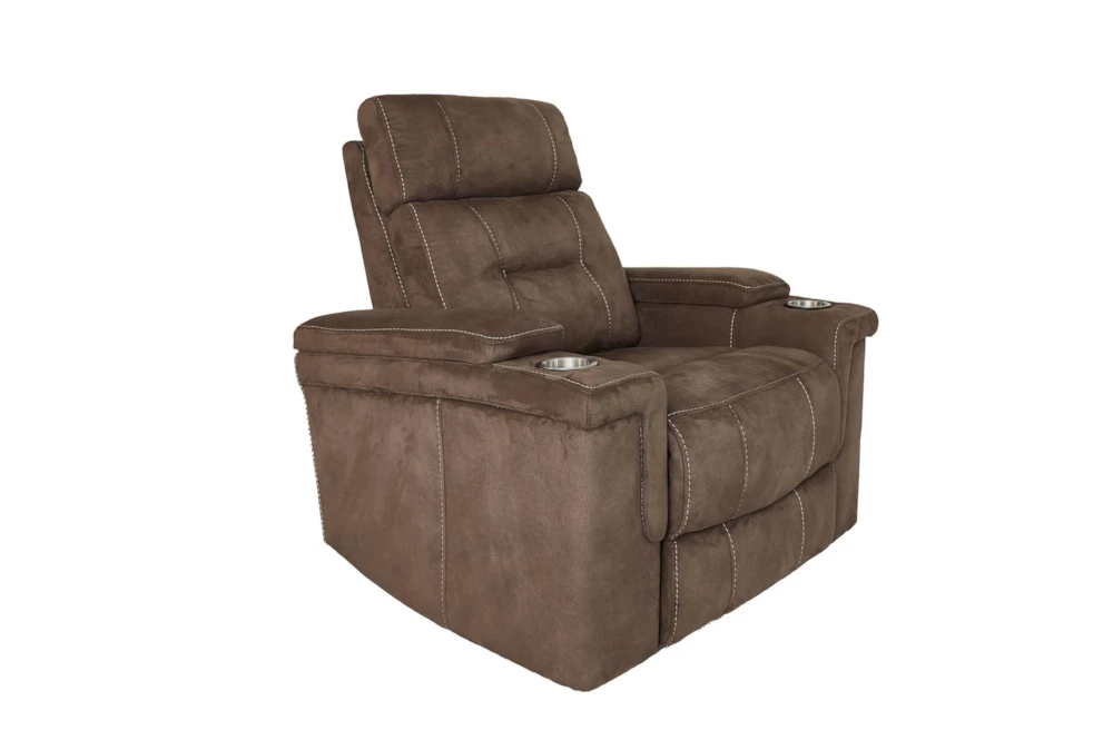 Jagger Brown Power Recliner With Power Headrest, Cupholders & USB 3 Jagger Brown Power Recliner With Power Headrest, Cupholders & USB