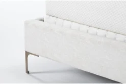 Palladium Queen Shelter Upholstered Bed 12 Palladium Queen Shelter Upholstered Bed -Furniture Store 276286 brown fabric bed detail 44