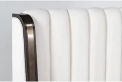 Palladium Queen Shelter Upholstered Bed 13 Palladium Queen Shelter Upholstered Bed -Furniture Store 276286 brown fabric bed detail 45