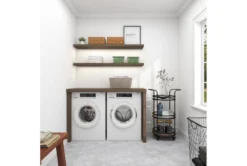 21" Round Iron 3 Tier Bar Cart -Furniture Store 276350 brown metal bar cart room 95