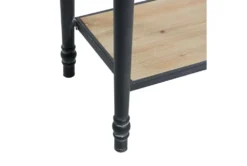 47" Metal + Wood Arched Front Console Table -Furniture Store 276385 black multi media sofa table detail 44