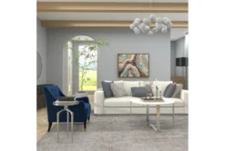 25" Silver Modern Tripod Round Accent Table 26 25" Silver Modern Tripod Round Accent Table -Furniture Store 276513 silver multi media accent table room 862