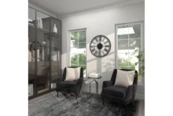 25" Silver Modern Tripod Round Accent Table 33 25" Silver Modern Tripod Round Accent Table -Furniture Store 276513 silver multi media accent table room 93