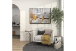 25" Silver Modern Tripod Round Accent Table 34 25" Silver Modern Tripod Round Accent Table -Furniture Store 276513 silver multi media accent table room 94