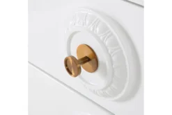 Agnes White Lacquer End Table -Furniture Store 276577 white mdf nightstand detail 46