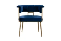 Greta Navy Velvet Dining Chair