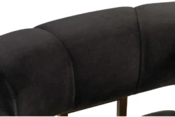 Greta Grey Velvet 26" Counter Stool 17 Greta Grey Velvet 26" Counter Stool -Furniture Store 277086 grey fabric bar stool detail 47