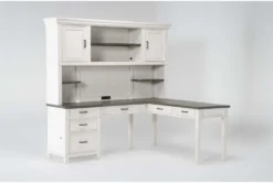 Aberdeen 4 Piece Modular L-Shaped Desk With Hutch