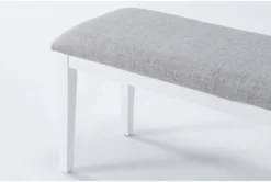 Gia 48" Dining Bench 7 Gia 48" Dining Bench -Furniture Store 277178 white wood dining bench detail 44