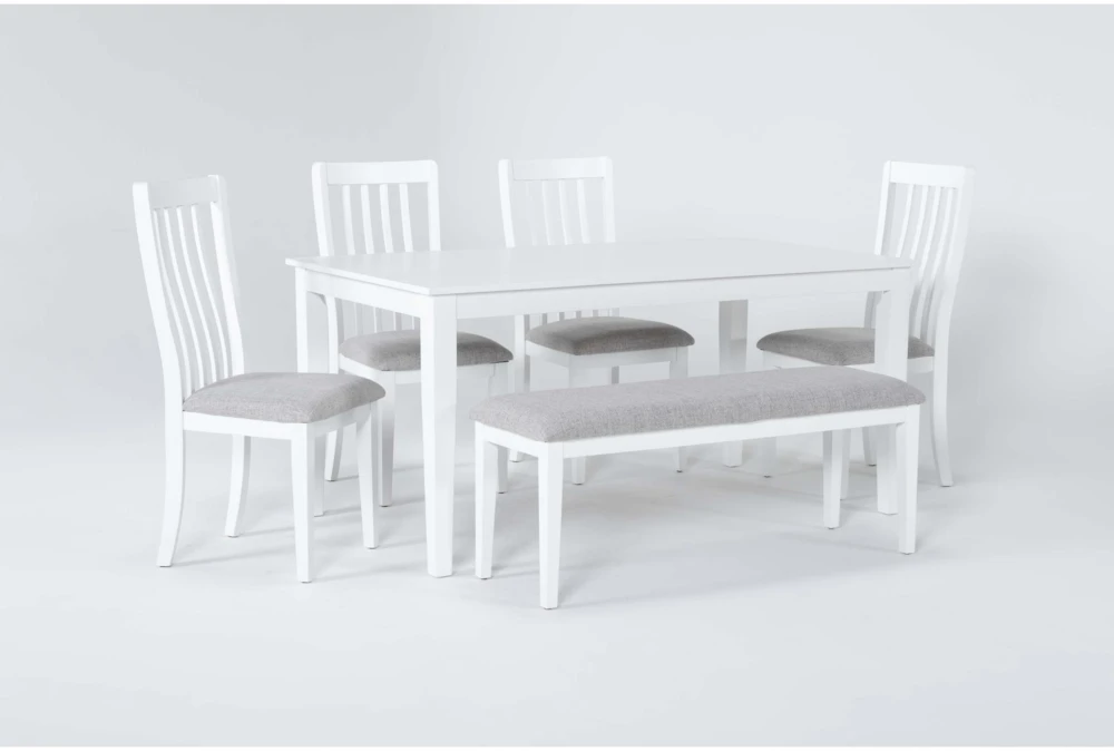 Gia 64" Dining With Bench Set For 6 4 Gia 64" Dining With Bench Set For 6 - Image 2