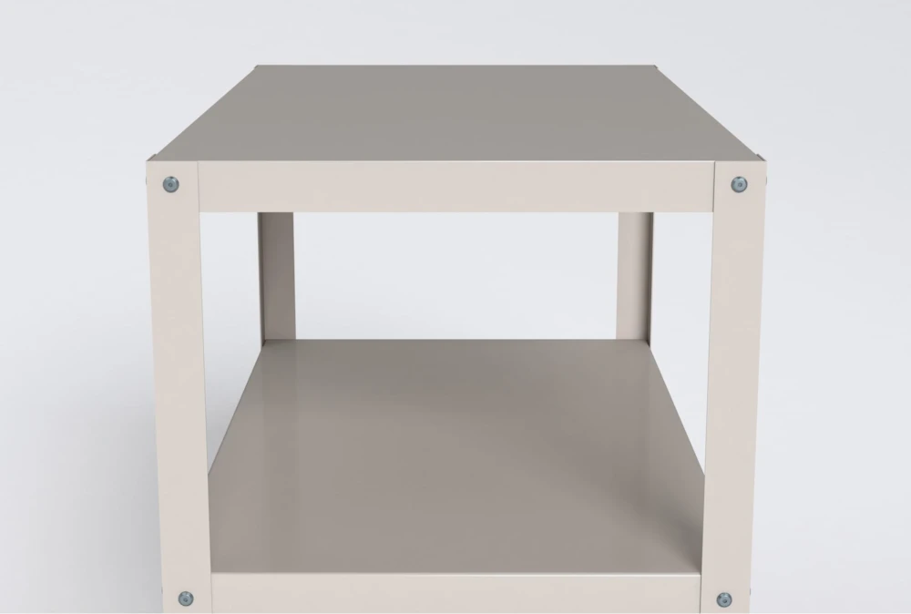 Axel White Metal Bar Cart 7 Axel White Metal Bar Cart - Image 5