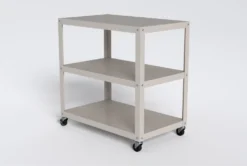 Axel White Metal Bar Cart 13 Axel White Metal Bar Cart -Furniture Store 277868 white metal bar cabinet side 19