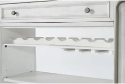 Martin Bar Cart -Furniture Store 278720 white wood bar cart detail 46