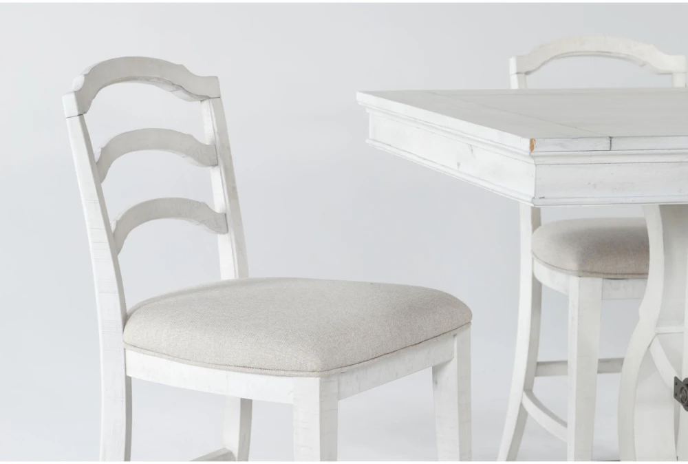 Martin 66" Counter With Wood Back Counter Stools Set For 6 5 Martin 66" Counter With Wood Back Counter Stools Set For 6 - Image 3