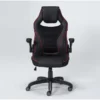 Theory Black Gaming Chair With Red Trim -Furniture Store 279994 red polyurethane office chair signature 01