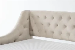 Jemma Twin Daybed With Trundle -Furniture Store 281817 grey fabric daybed detail 45