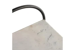 Metal + Marble 3 Tier Accent Table -Furniture Store 282307 grey marble nightstand detail 47