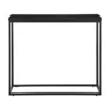 Riley High Gloss Black 35" Console Table With Matte Black Base -Furniture Store 282846 black mdf sofa table signature 01