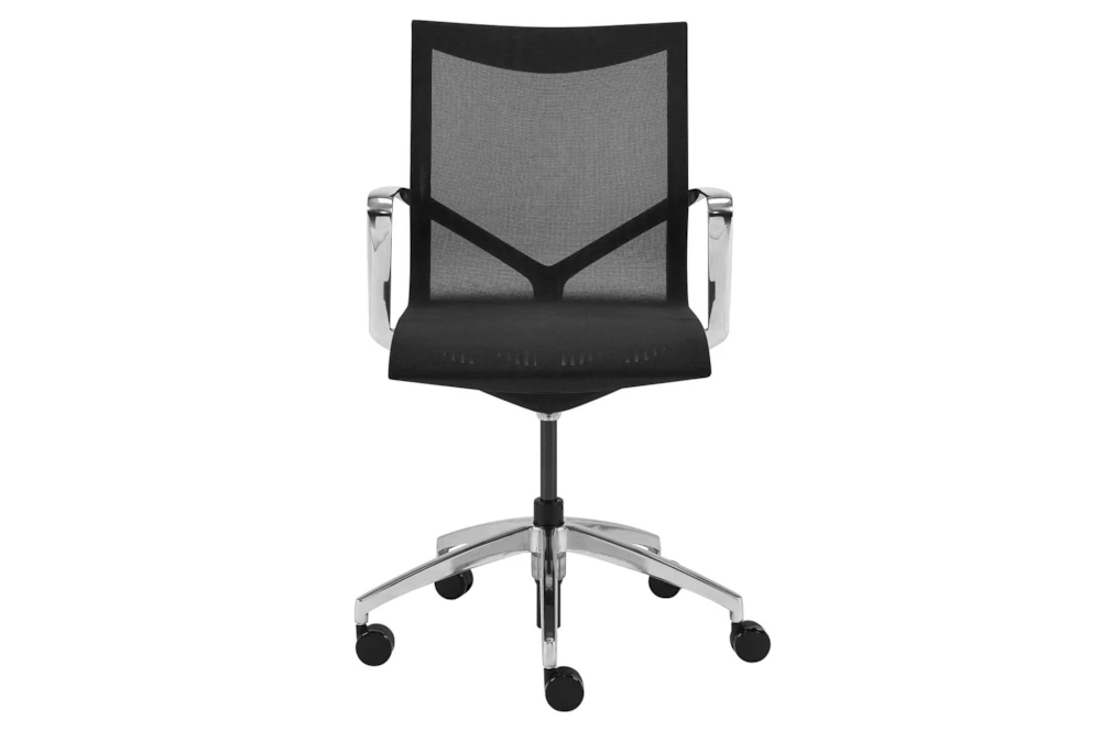 Lamkin Black Mesh Low Back Desk Chair 4 Lamkin Black Mesh Low Back Desk Chair - Image 2