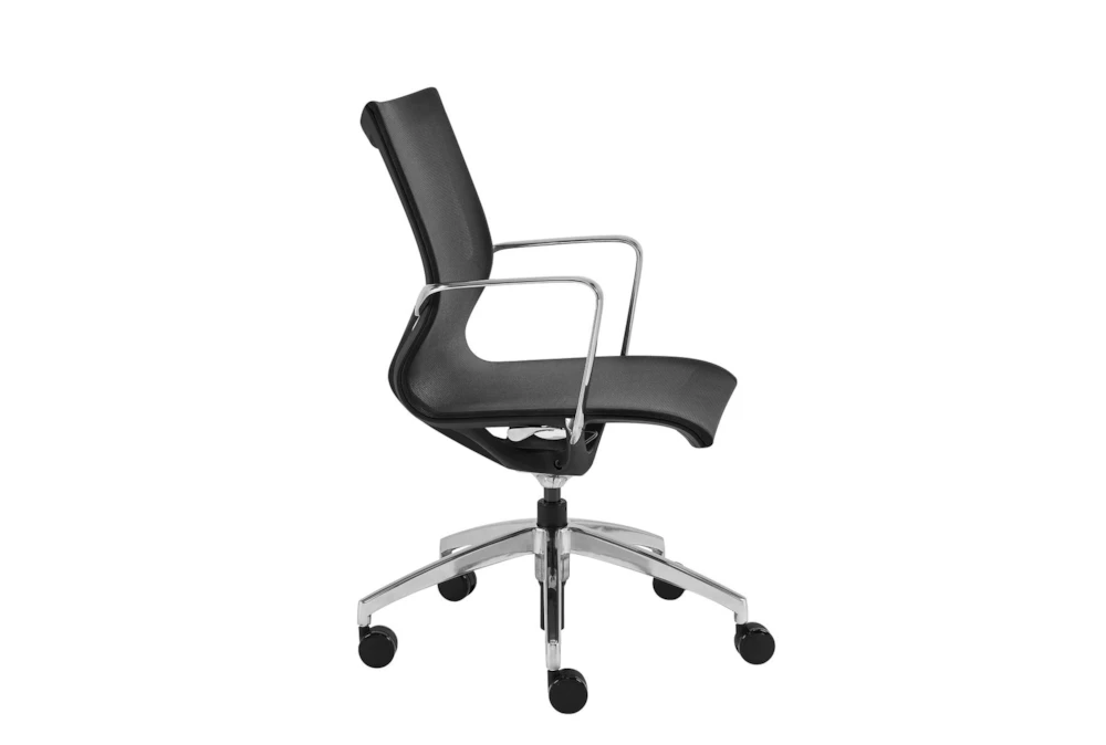 Lamkin Black Mesh Low Back Desk Chair 6 Lamkin Black Mesh Low Back Desk Chair - Image 4