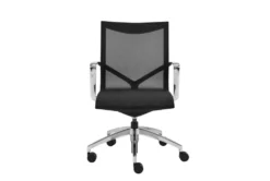 Lamkin Black Mesh Low Back Desk Chair