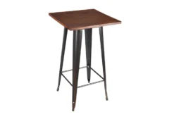 Weisman Antique Black And Walnut 41" Bar Table -Furniture Store 283309 detail 45