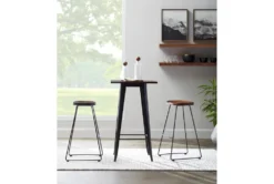 Weisman Antique Black And Walnut 41" Bar Table -Furniture Store 283309 detail 48