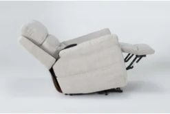 Harvest Bone Power Lift Recliner With Power Headrest, Lumbar & USB -Furniture Store 284077 beige fabric lift side 22