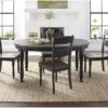 Pepper Creek Vintage 48" Black Round Dining Set For 4 -Furniture Store 284355 black wood counter height set signature 01