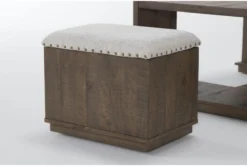 Delphine Nesting Coffee Table With Stools Set -Furniture Store 284376 brown wood coffee table detail 46
