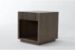 Frankie End Table -Furniture Store 284380 brown wood end table detail 44