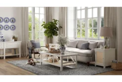 Nantucket Square Coffee Table With Storage -Furniture Store 284385 white multi media coffee table room 85