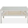 Nantucket Square Coffee Table With Storage -Furniture Store 284385 white multi media coffee table signature 01