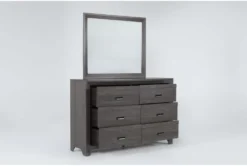 Adel 6 Drawer Dresser/Mirror -Furniture Store 284862 brown mdf dresser and mirror set side 19