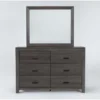 Adel 6 Drawer Dresser/Mirror -Furniture Store 284862 brown mdf dresser and mirror set signature 01