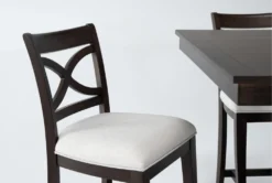 Sorensen 42" Bar Table Set For 4 -Furniture Store 284953 brown wood bar set detail 44 1