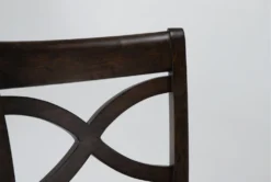 Sorensen 42" Bar Table Set For 4 -Furniture Store 284953 brown wood bar set detail 47 1