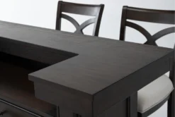 Sorensen Bar Set For 2 -Furniture Store 284954 brown wood bar set detail 44