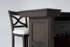 Sorensen Bar Set For 2 -Furniture Store 284954 brown wood bar set detail 45