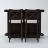 Sorensen Bar Set For 2 -Furniture Store 284954 brown wood bar set signature 01