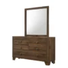 Milsie Brown Dresser/Mirror -Furniture Store 285721 brown mdf dresser and mirror set signature 01